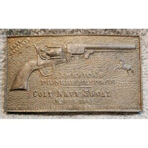 America’s Pioneer Heritage Colt Navy 36 CAL Model 1851 Belt Buckle